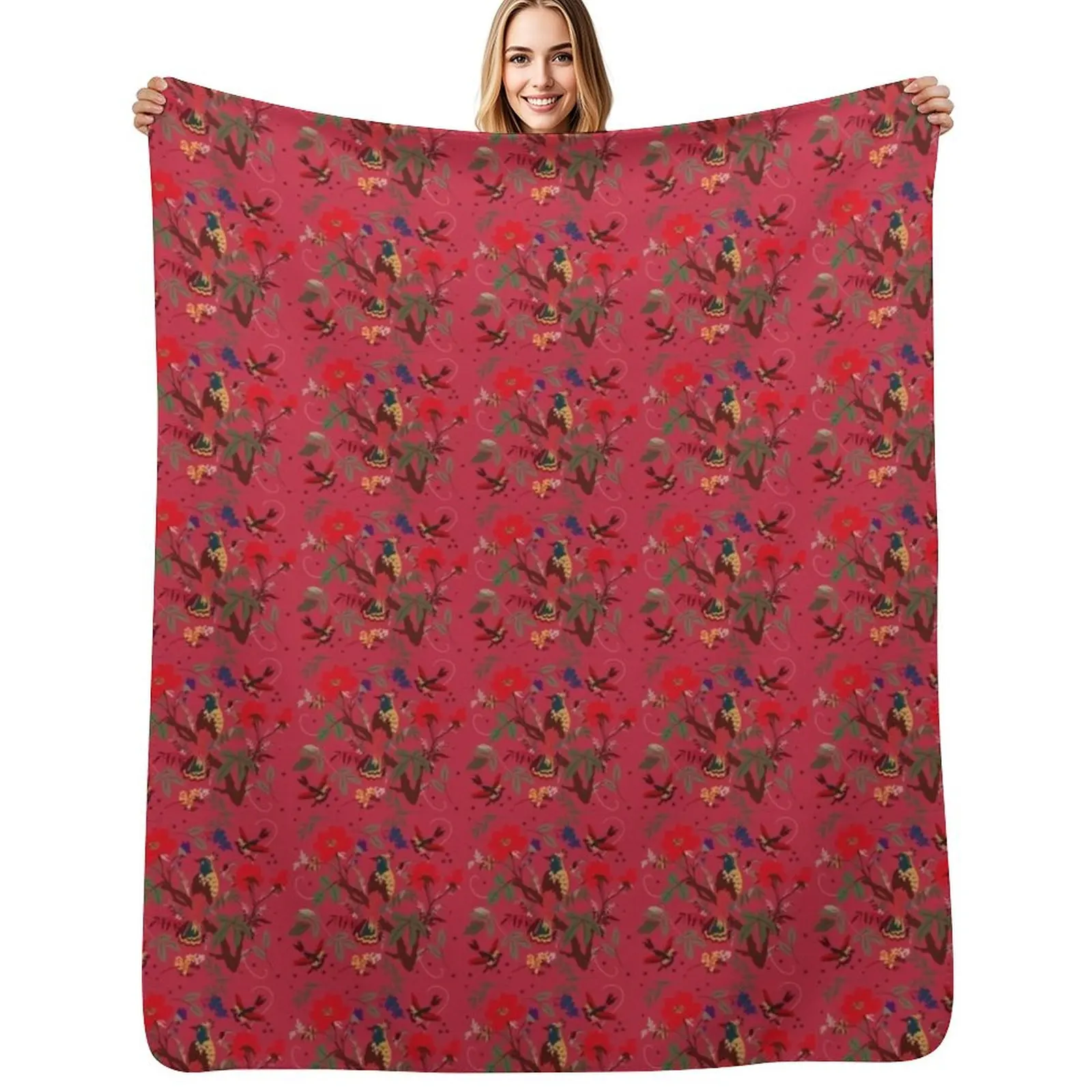 Shared Robe Throw Blanket Warm Comfortable Blanket Gift for Parents Friends
