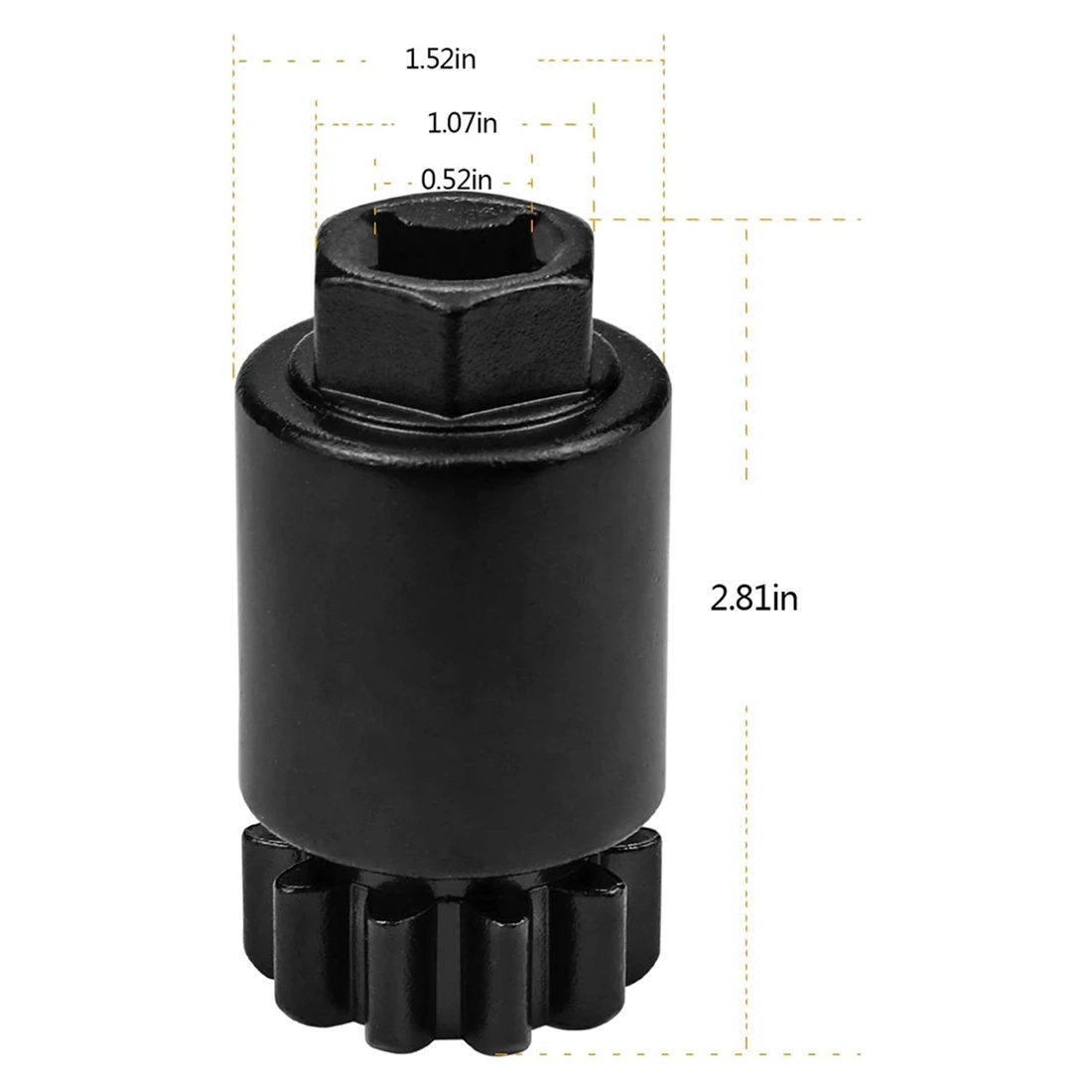 Truck Flywheel Turning Tool, Flywheel Barring Tool Alternative to 88800014 88840317 for Volvo & Mack D11 D13 D16 MP7