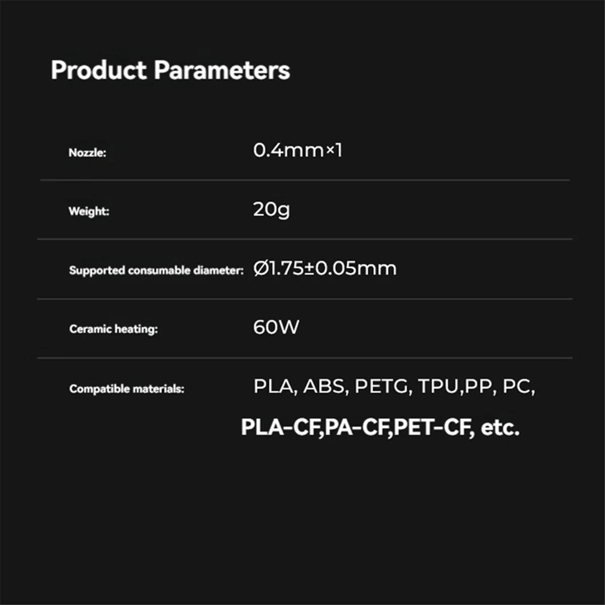 

Комплект форсунок для 3D-принтера Creality K1C K1 MAX Hotend, ГОРЛОВАЯ насадка из титанового сплава, детали для 3D-принтера