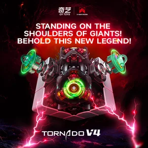 Picube Magnetic Magic Speed Cube, Pioneer XMD Tornado V4, 3x3 Flaggschiff, Puzzlespielzeug 6 Hauptverkaufstornador Z030 - №2