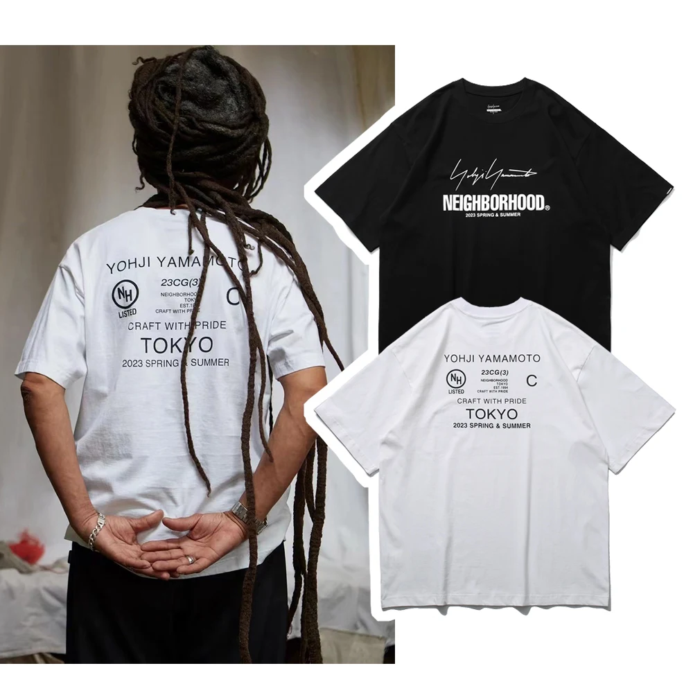 

23SS NEIGHBORHOOD Japanese summer heavy short-sleeved T-shirt City boy bottoming shirt