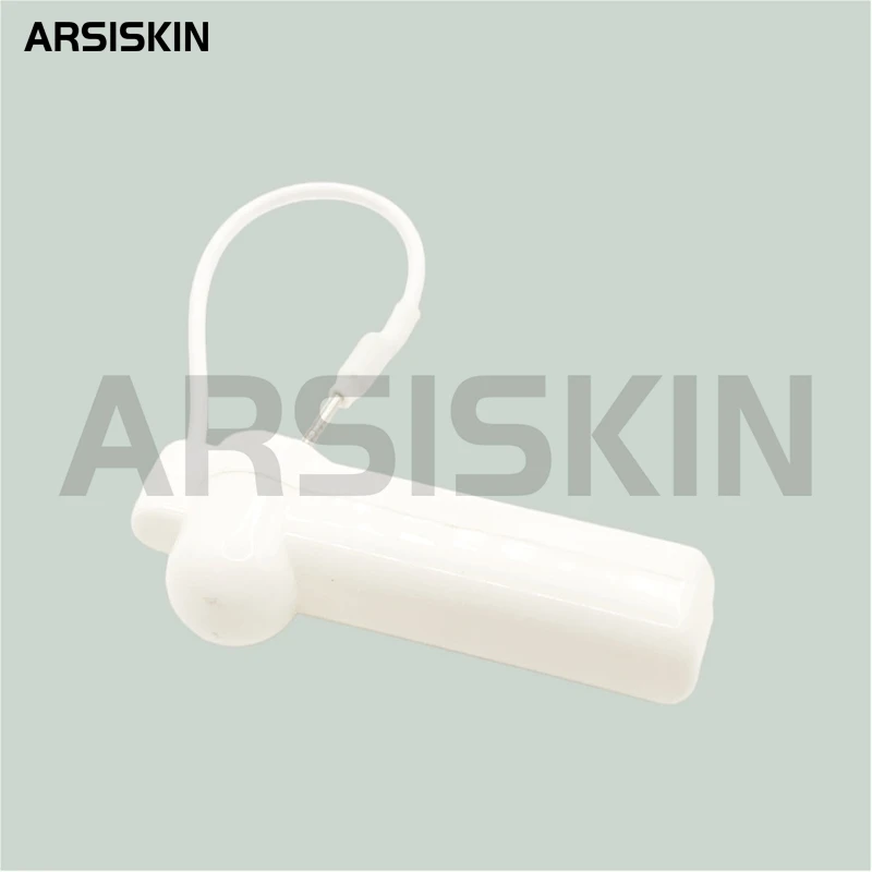 100pcs Security Tag With Steel Wire Lanyard For Cloths Hats Shose Reusable AM 58KHz MHz EAS Hard Tag With Magnet Lock Opener