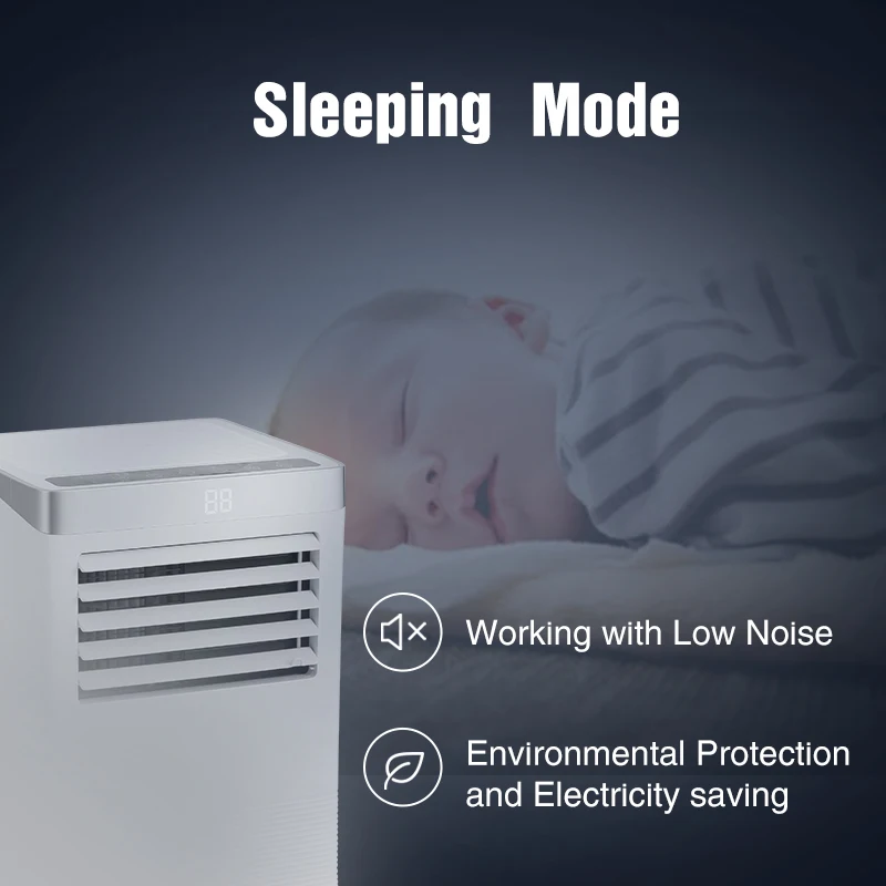 휴대용 에어컨 가정용 실내 이동식 에어컨 12000btu