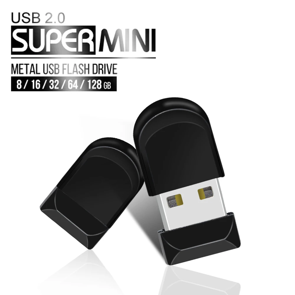 

mini metal 2.0 usb flash drive 128GB 64GB 32GB 16GB flash drive portable memory stick Pendrive Storage flash disk Gift cute disk