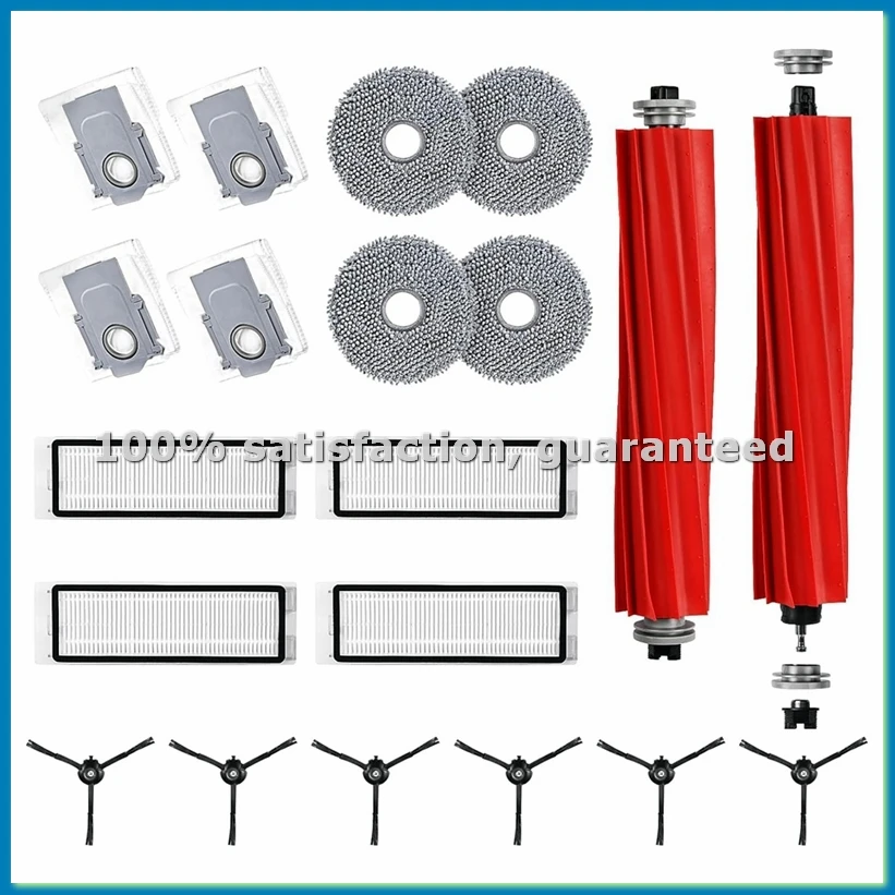 

Комплект аксессуаров для робота-пылесоса Q, запасные части включают основные щетки, салфетки, HEPA-фильтры-ABLM