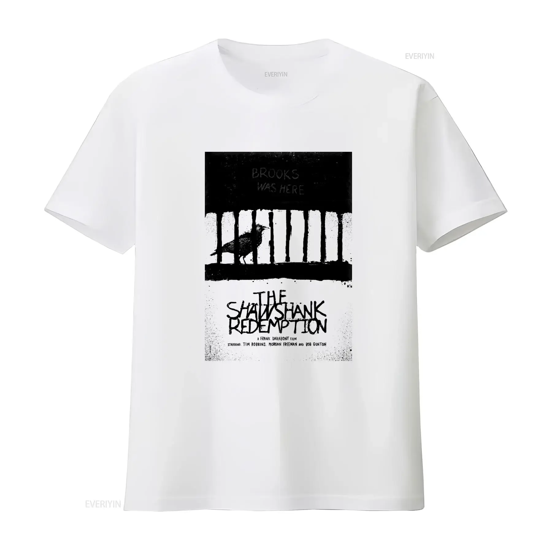 The Shawshank Redemption Movie Poster T Shirt White All Sizes S 5XL vintage Washed Stylish homme Top For Everyday Wear