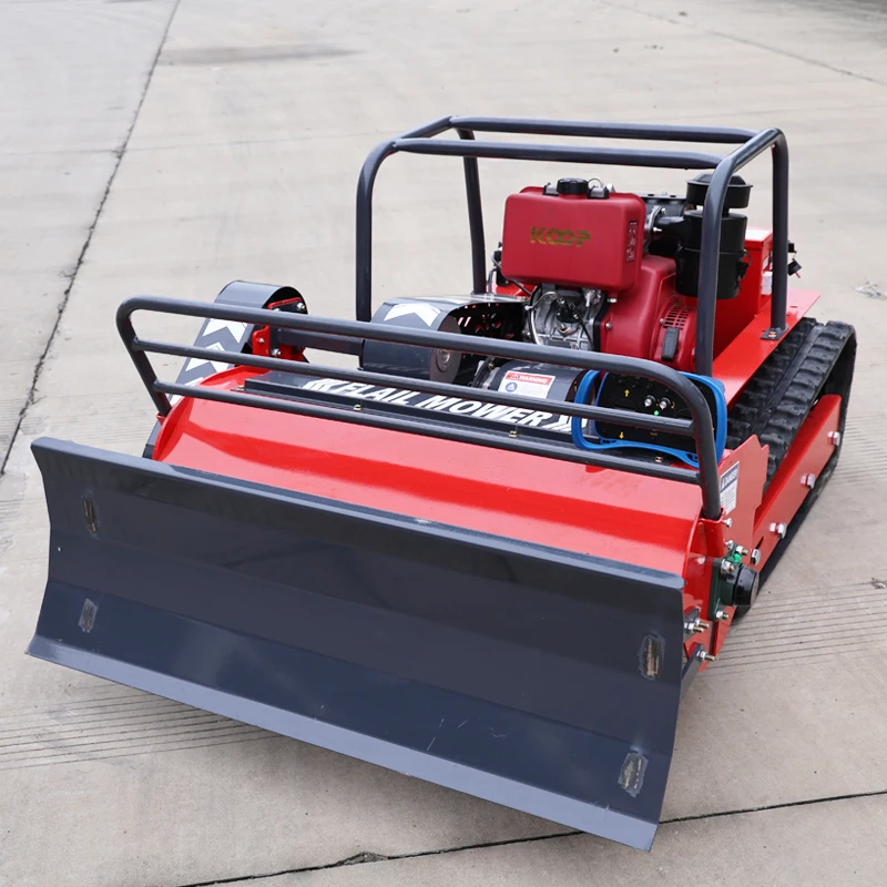 Customized CE EPA Smart Agricultural Flail Mower – RC Zero-Turn Mini Remote Lawn Mower