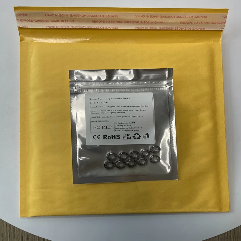 

10PCS R166ZZ Bearing ABEC-7 3/16x3/8x1/8 Inch Miniature Ball Bearings RC Parts