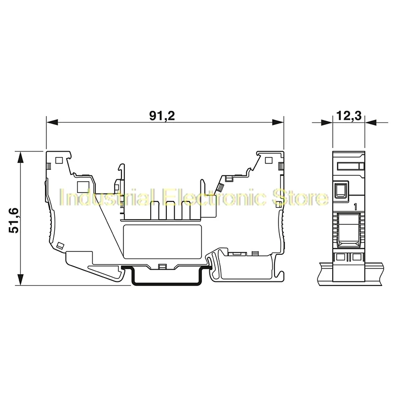 CB 1/10-1/10 UT-BE 2801305 For Phoenix Base For Use With 2800845 And 2800929