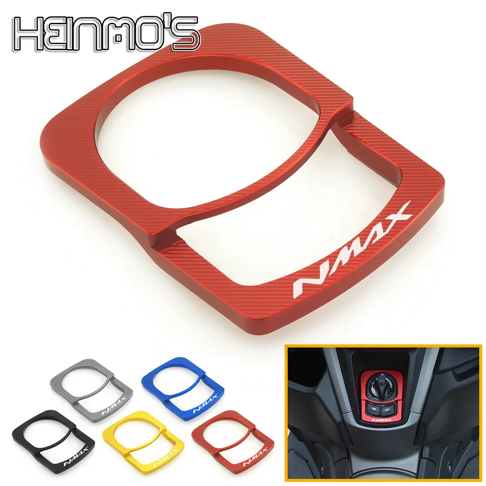 

NMAX Motorcycle Starter Button Cover Instrument Guard Electric Door Lock Switch Cover For YAMAHA NMAX-155 NMAX155 2025
