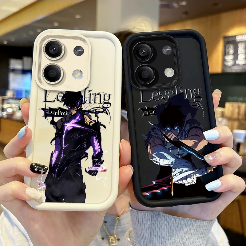 

Anime S-Solo Levelings TPU Phone Case for Redmi Note 13 12 Pro Plus 5G Note 13 12 11 10 9 Pro 12C 10C 9C A2 A1 Shock Proof Cover