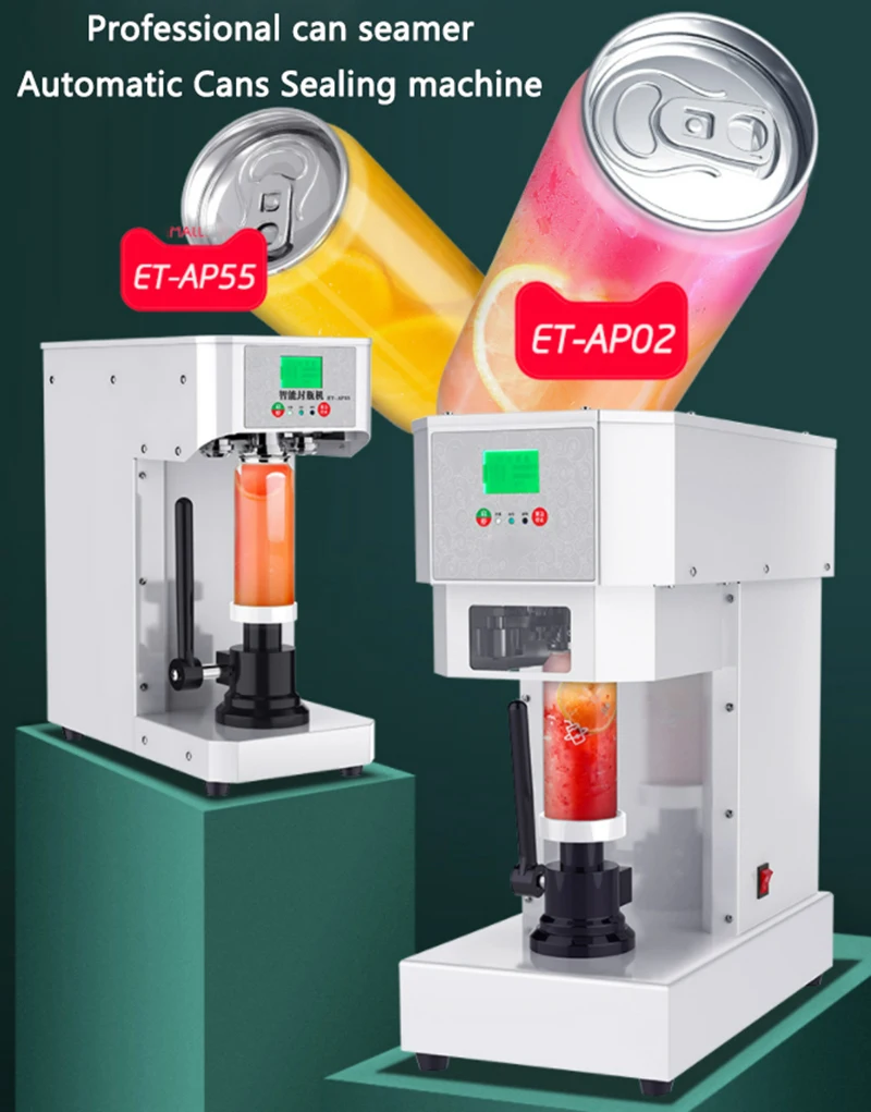 Professional can seamer Automatic Cans Sealing machine Bottle sealer Commercial tinplate can sealing machine capping machine