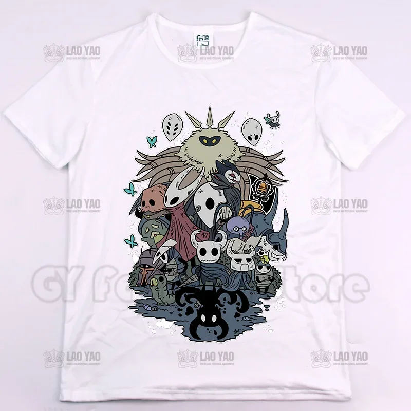 Hollow Knight Graphic T Shirts Game hemed -shirts Summer Short Sleeve HE KNIGH Oversized Shirt Harajuku Kawaii Funny