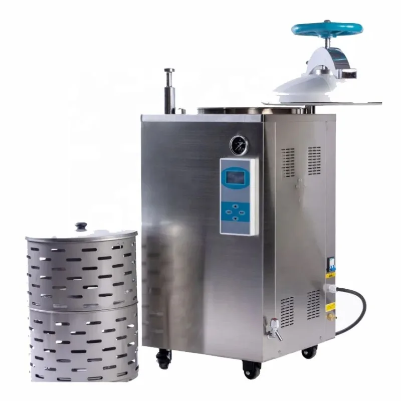 

Autoclave Sterilization Equipment Vertical Cylindrical Pressure Steam Sterilizer Automatic High Pressure Sterilizer