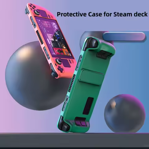 1 PC For Steam Deck Colorful Protective Case For Steam Deck Oled PC Material Protective Case With Stand Game Console Parts