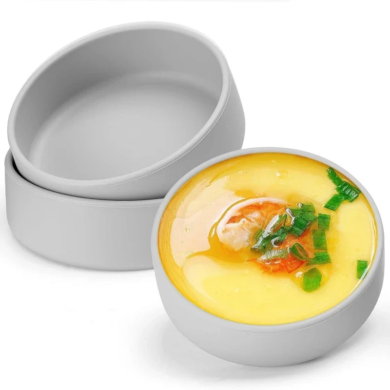 1 Stück Silikon-Luftfritteuse, Eierkocher, mikrowellengeeignet, antihaftbeschichtet, wiederverwendbare Eierkocherform für Frühstückssandwiches