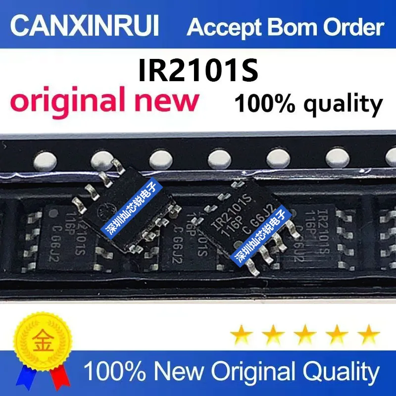 (5-100pieces)Brand New Original IR2101S IR2101STRPBF SMD SOP8 H-Bridge Driver Switch Chip