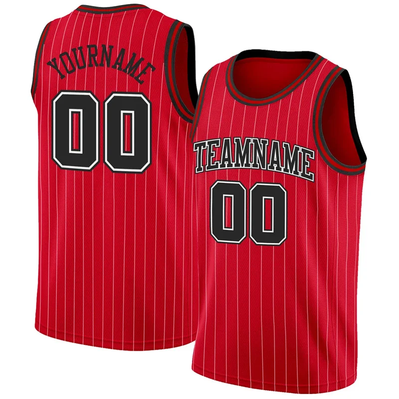 Striped Tank Top Custom Name For Jersy Men's Clothes Crewneck Short Sleeve Vest Basketball Uniform Outdoor Sports Fashion Vests