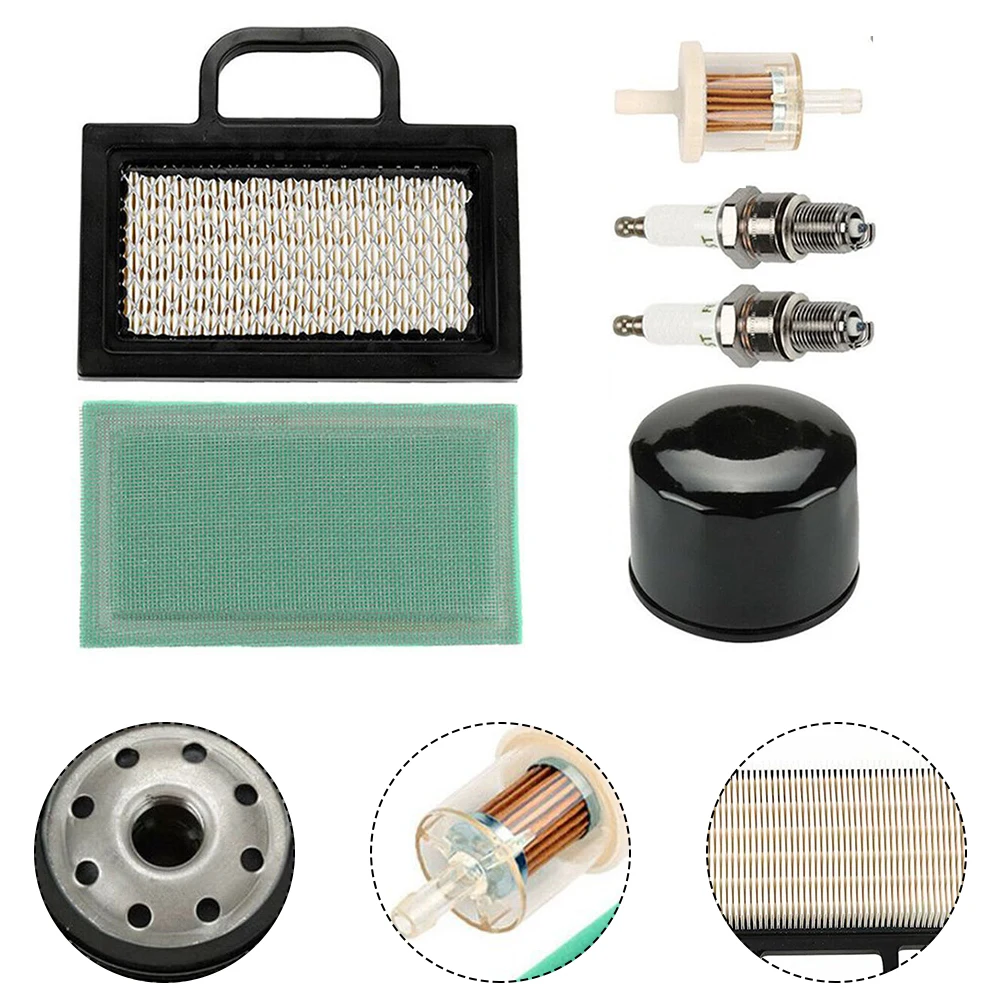 Paquet de filtres essentiels pour tondeuse à gazon, Compatible avec les moteurs jumeaux Intek V, doté de plusieurs références OEM