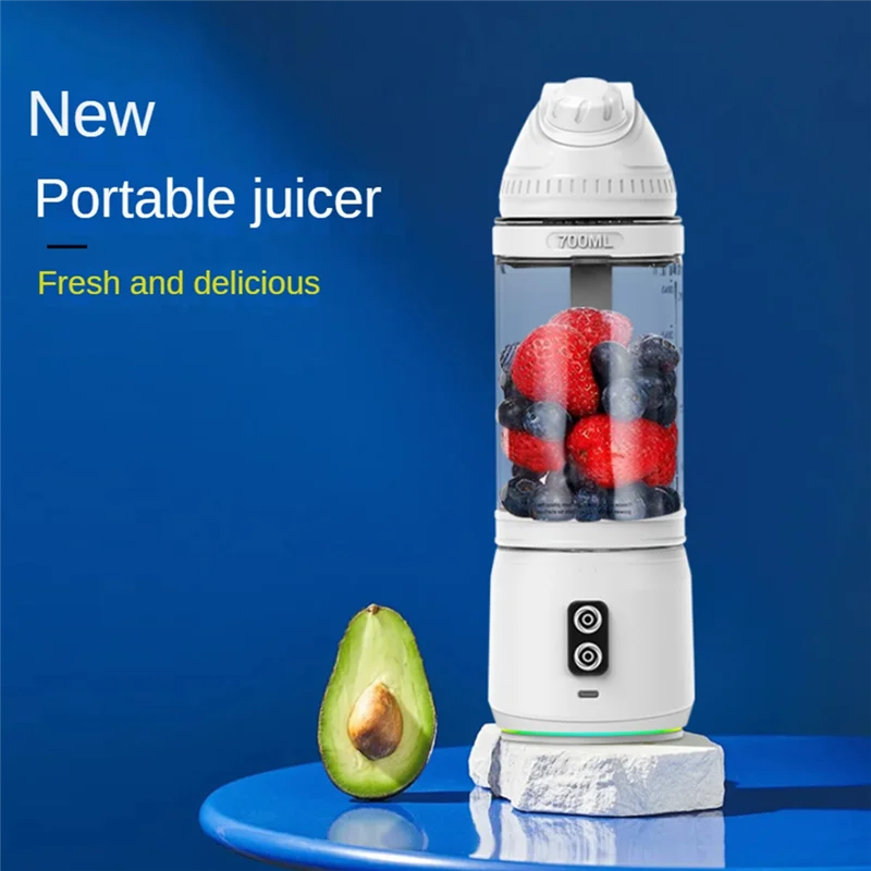 F-F Portable Blender Personal Blender For Shakes And Smoothies Ice Blender For Kitchen Travel Mini Juice Machine 700ML