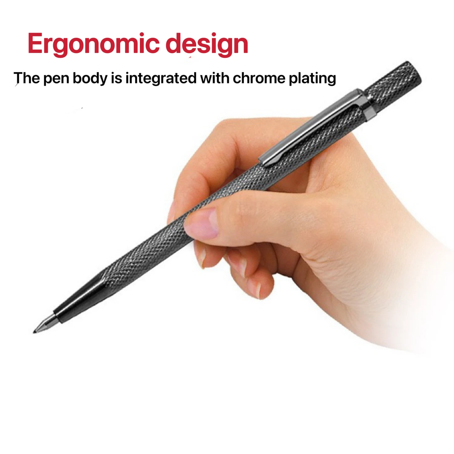 Alloy Scribe Pen Carbide Scriber Pen Metal Wood Glass Tile Cutting Marker Pencil Metalworking Woodworking Hand Tools