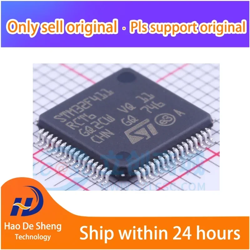 

10 шт./лот STM32F411RCT6 STM32F41 RCT6 LQFP100 новый оригинальный в наличии