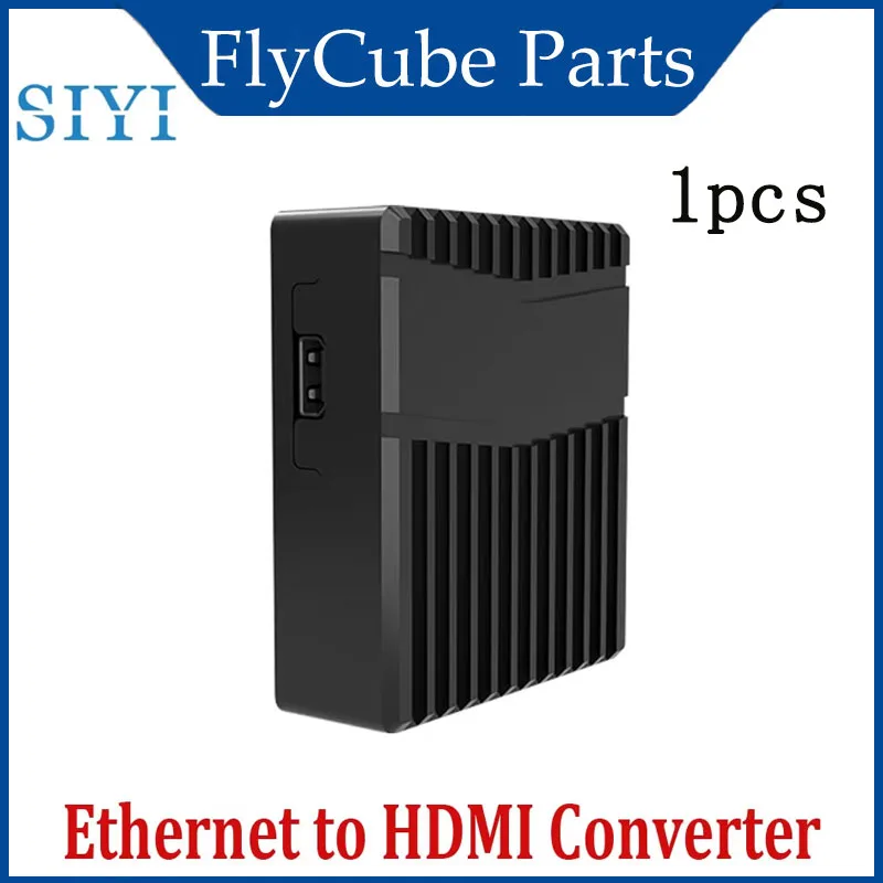 

SIYI Ethernet to HDMI Converter OSD Overlay MP4 Recording IP Configuration Compatible with SIYI HM30 Ground Unit RC Accessories
