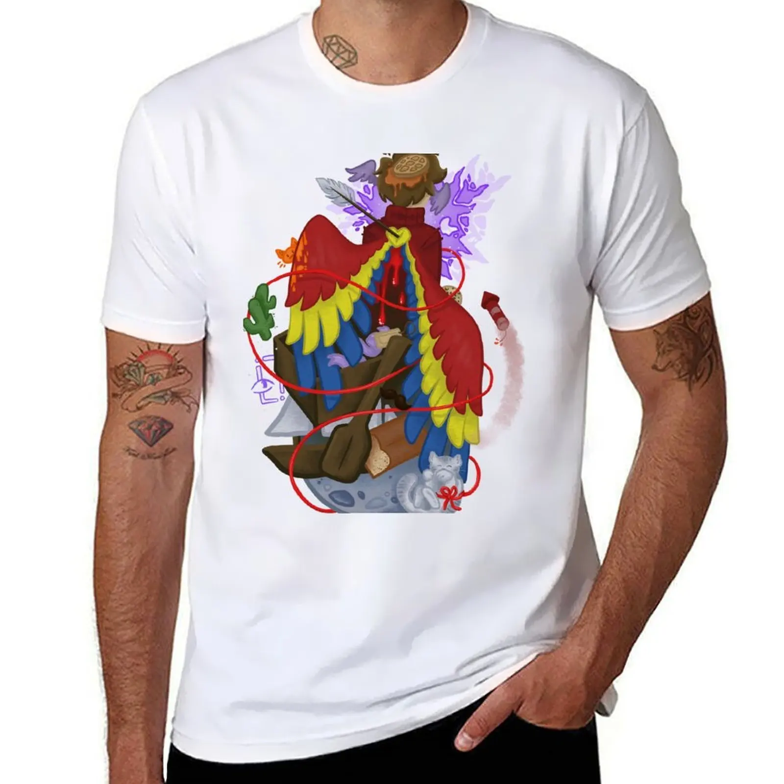 Grian References (Hermitcraft S8-9/Life Series/Hardcore/MCC/Evo) (paper texture) T-Shirt t shirts designer T-Shirt