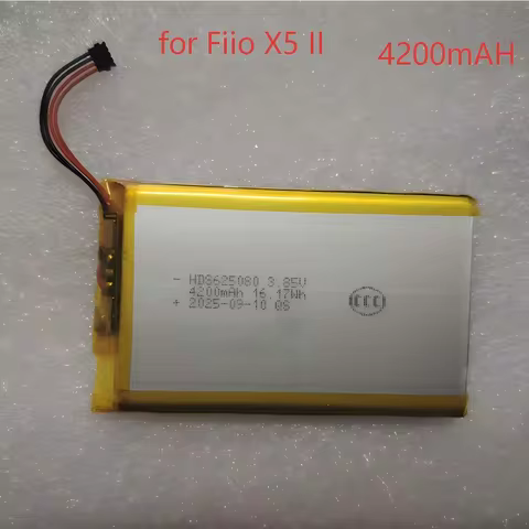 Replacement Battery for Fiio X5 II FiiO x5 Second Generation Player rechargeable Battery 3.7V 4200mAh
