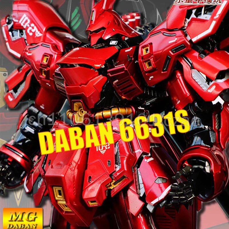 

DABAN 6631S MG SAZABI Ver. Фигурка Ka Action Electroplating Color MSN-04, аниме-фигурка, масштаб 1/100, сборная модель, игрушка, переиздание
