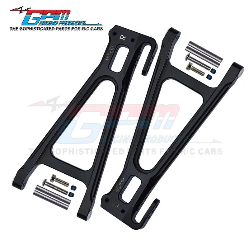 Brazo de suspensión inferior trasero de aluminio GPM 8633+8634 para Traxxas E-Revo 2.0 86086-4