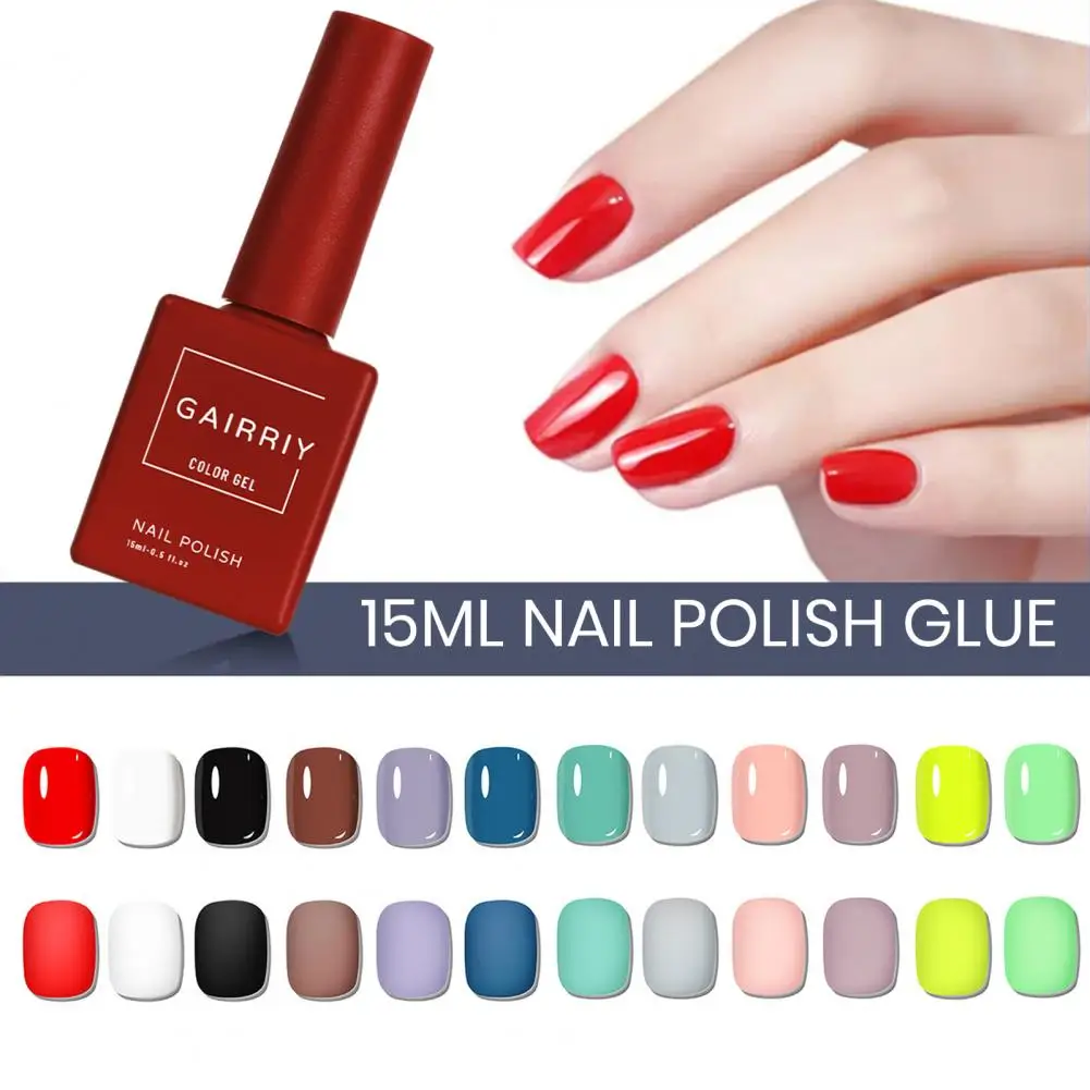 Gel Nail Varnish Long Lasting Gel Nail Polish for Women Rich Color Texture Quick Drying Uv Lamp Curing for Diy for Parties