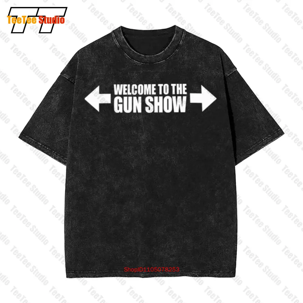 

Винтажная футболка большого размера Gun Show 1. 4S87