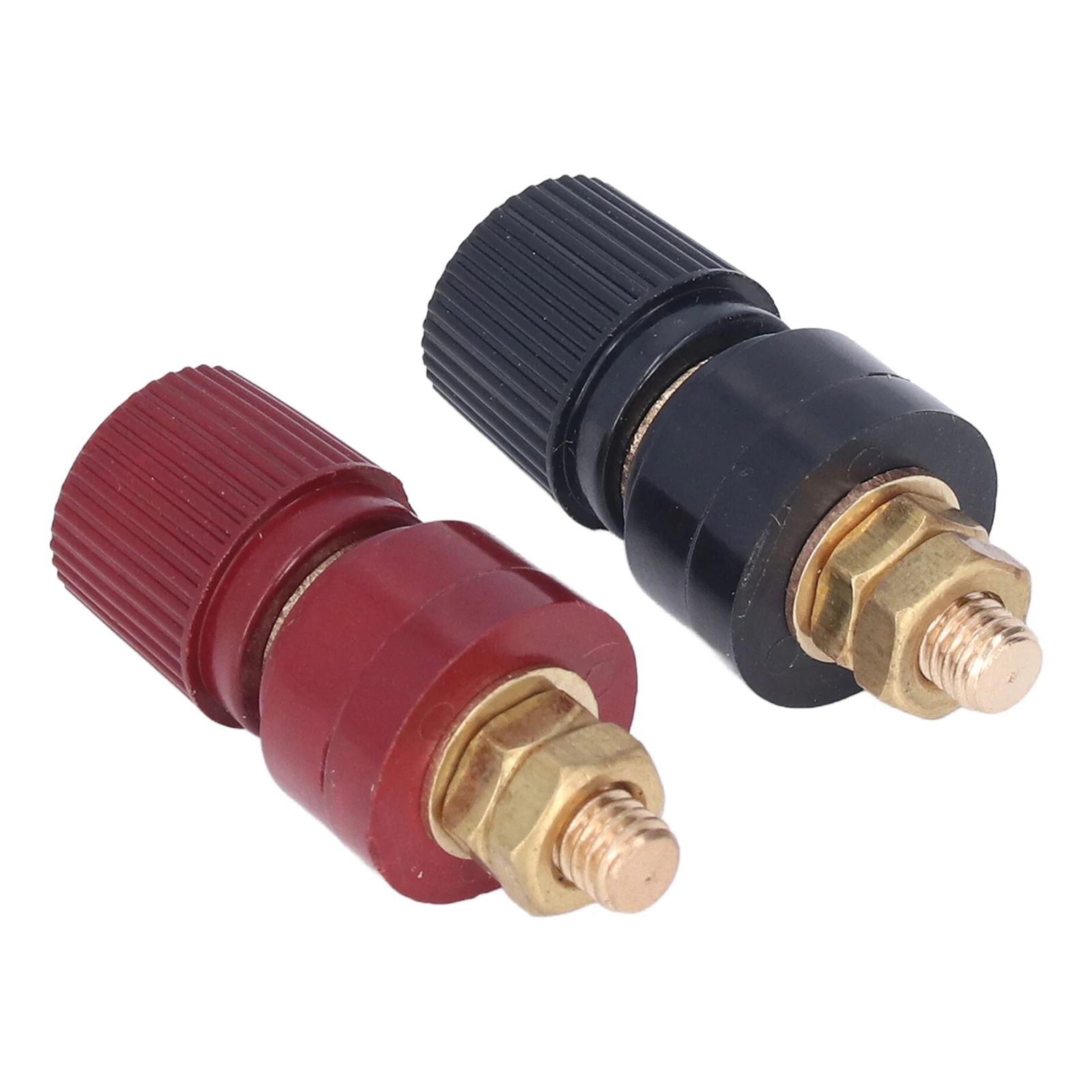 

5Sets Power Terminal Stable Transmission Easy Installation Flexible M6 Black Red Voltage Regulator Terminal Block for RV