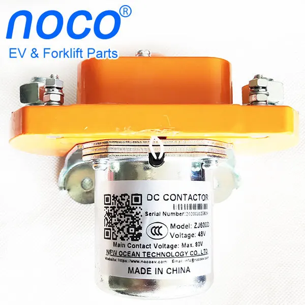 600A DC contactor ZJ600D DC contactor for four-wheel electric vehicle