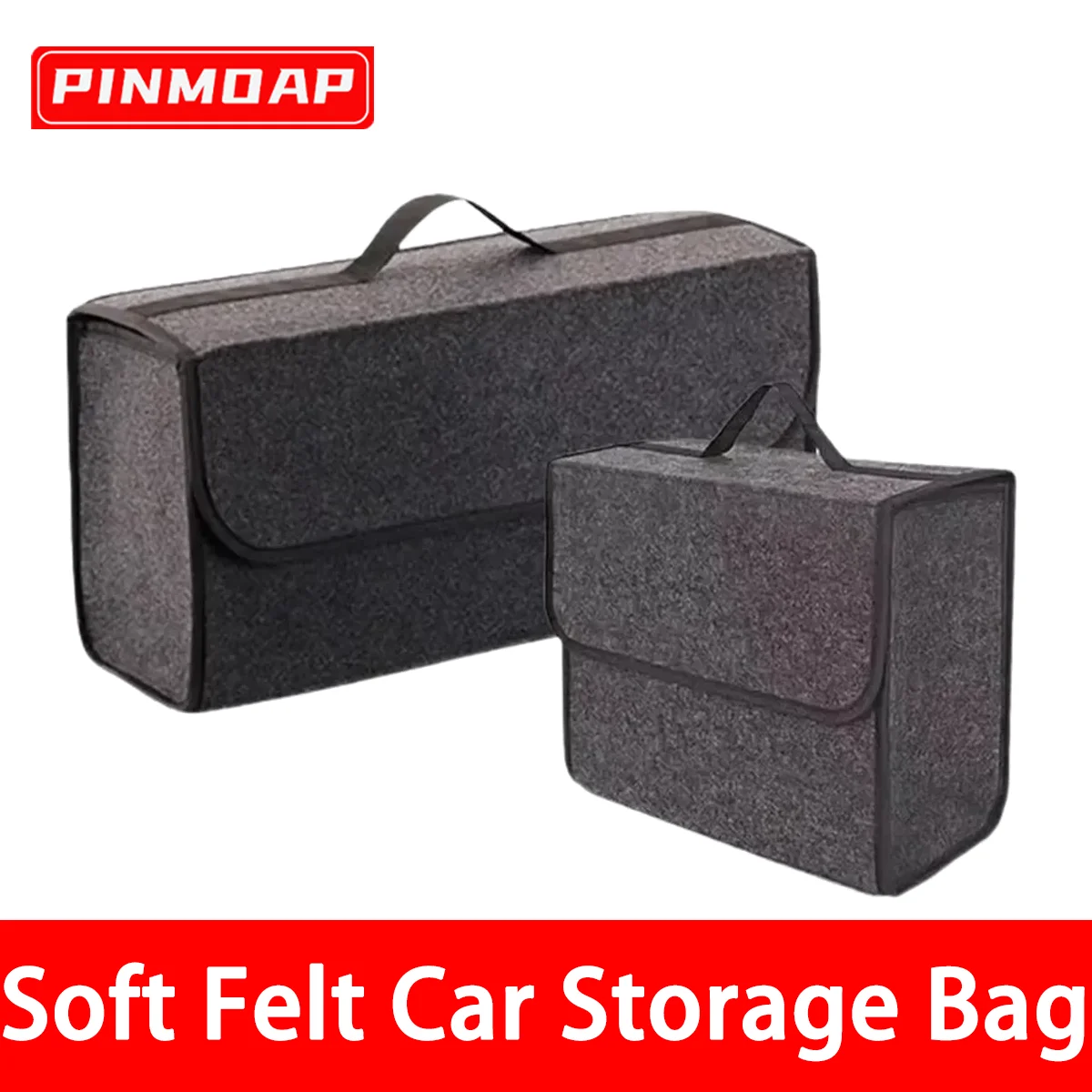 

1PC 2/3mm Car Trunk Storage Bag Car Folding Storage Bag Felt Cloth Storage Bag Car Interior Sorting Felt Bag Handheld Design