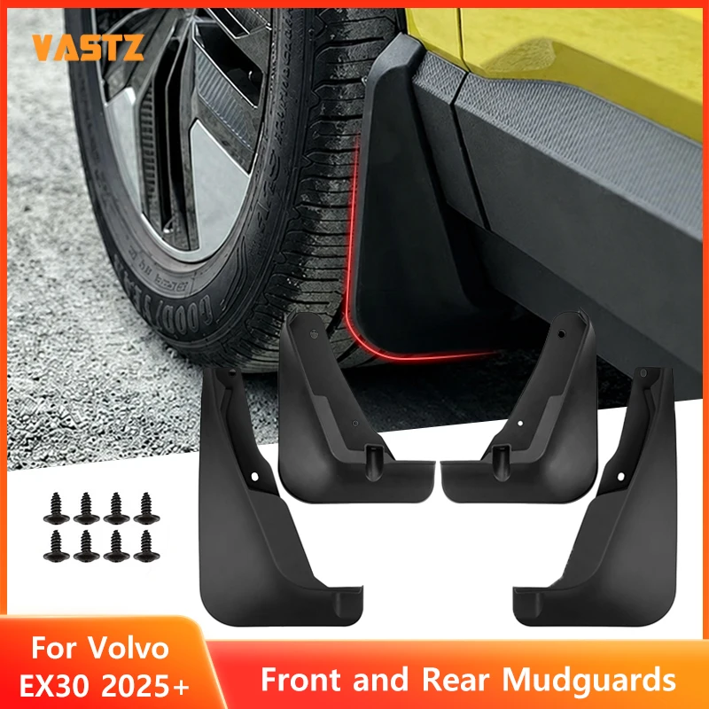 4pcs for volvo EX30 2025 2026 Mudguard Fender Mud Flaps Guard Splash Mudflaps Car Accessories Front Rear Wheel Mudguards