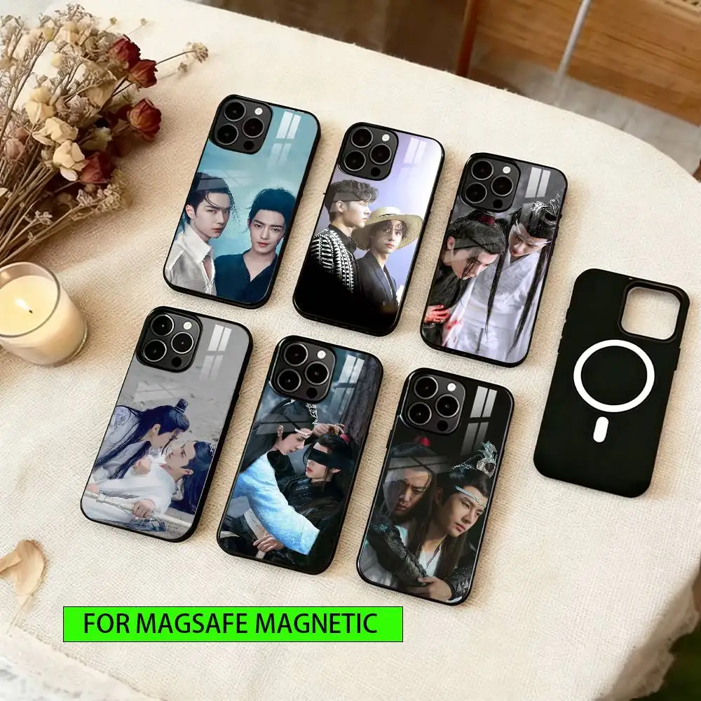 

The Untamed Wang Yibo XiaoZhan Phone Case For iPhone17,16,15,14,13,12,11 Plus,Pro Magnetic For Magsafe Wireless Charging