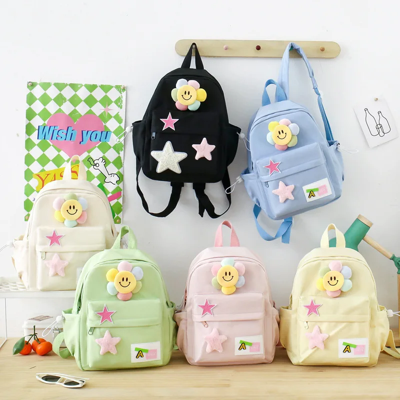 Kids Backpack Women Flower Kindergarten Backpack Travel Backpack Mother Kids Bags for Girl School Bags Mochilas Рюкзак  Женский