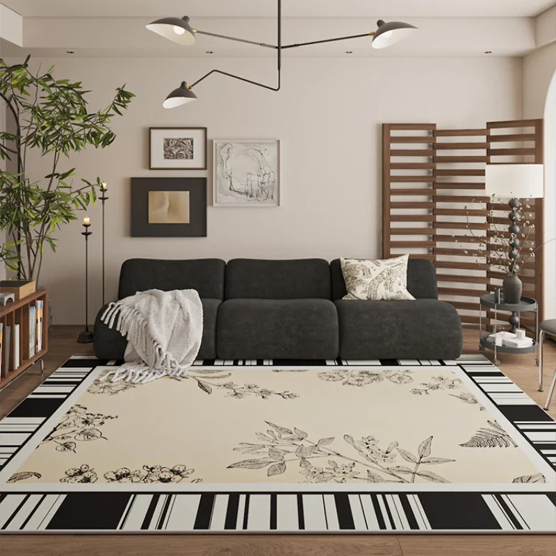 National Style Modern New Chinese Style Retro Carpet Living Room Bamboo Shadow Living Room Carpets Bedroom High End Sofa Rug