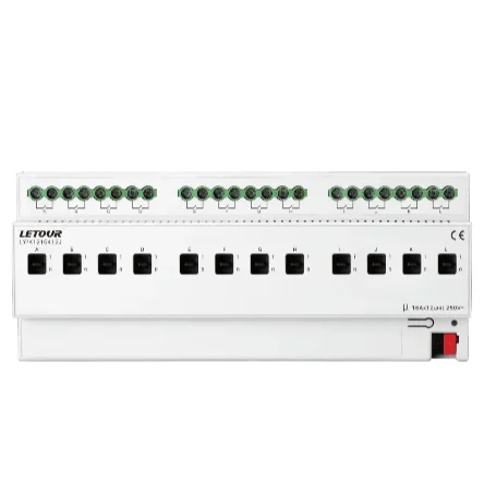 KNX/EIB 12-channel 20A smart light switch module Smart Hotel System KNX Smart Home System