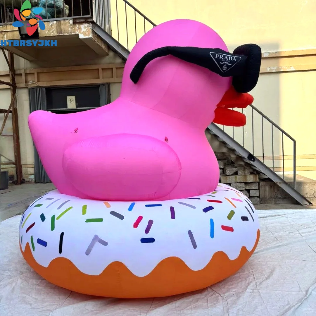 

Inflatable pink duck, outdoor inflatable cute model, for event decoration, 2025 new model