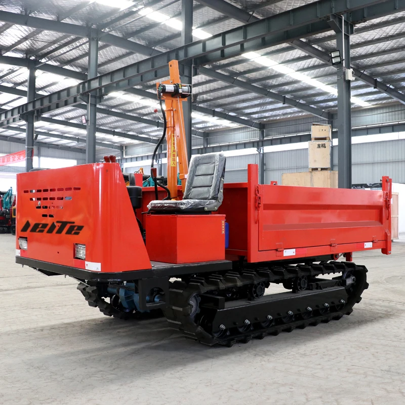 High Efficiency 1.2ton 1.5ton 2ton 3ton Parthenocissus Crawler Transporter