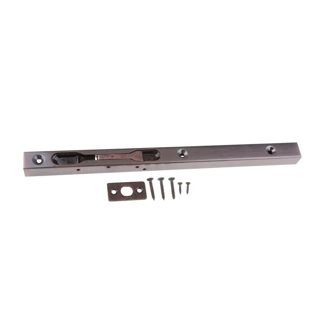 12 inch roestvrijstalen deurschuifgrendelslot Flush Bolt Latch veiligheidsgrendel