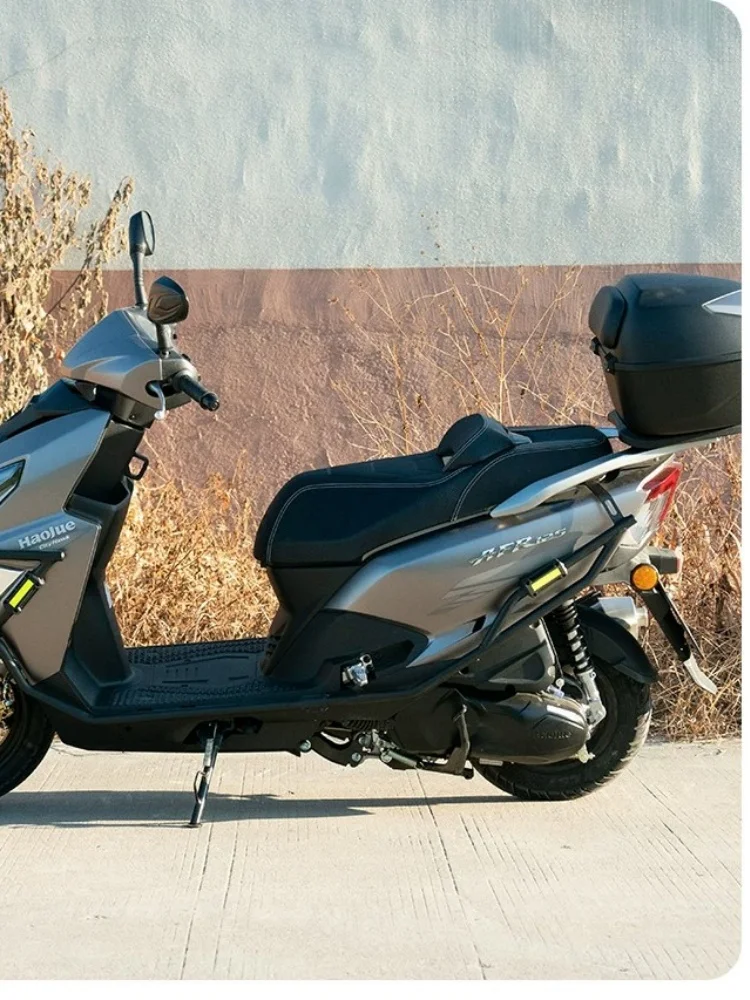 For Haojue AFR125/NFR125/VX125 UFD125 Lowered Seat Assembly Built-In Back Support Simple Bolt Installation Without Frame Cutting