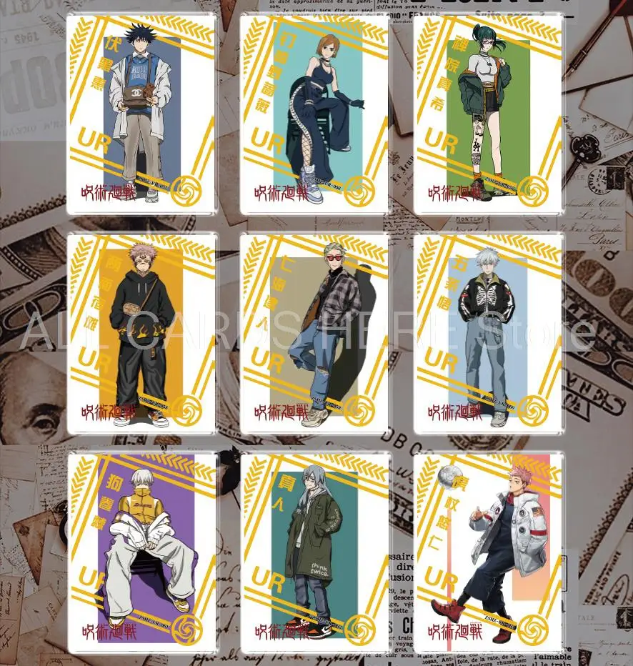 New Jujutsu Kaisen Collection Card for Children Anime Figure Bronzing Inheritance Booster Card Children Birthday Gifts Table Toy