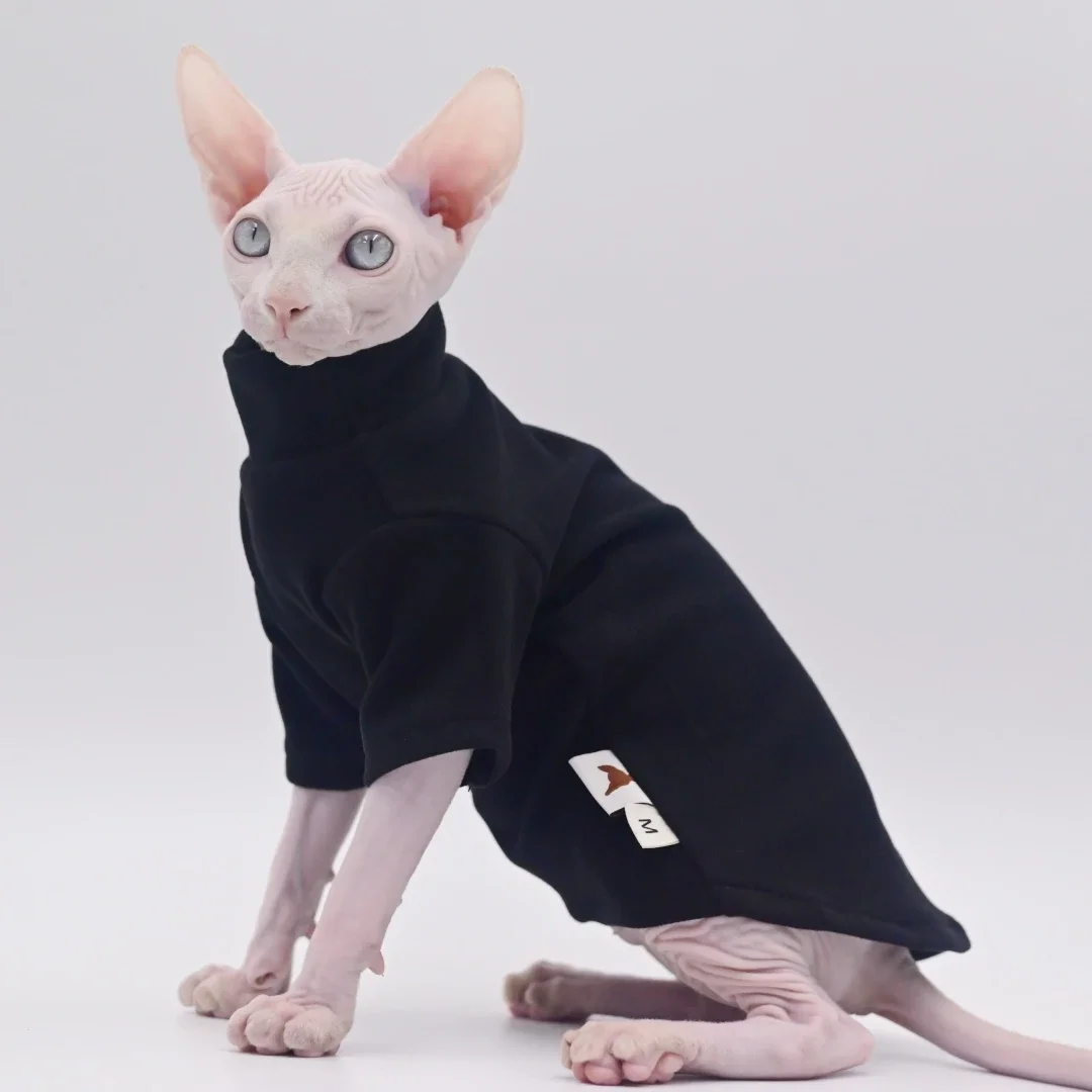 Soft Cotton Hairless Cat Clothes, Sphynx Cat Clothes, Kitten Clothes for Cornish,Devon, Yorkshire, KnnisCat, Baby