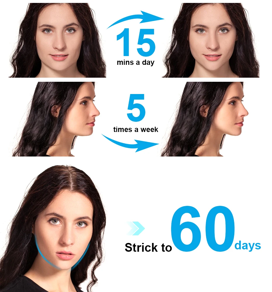 V Gesicht Gesichtsmaschine Elektrische V-Line Up Lift Gürtel Gesichtsmassage LED Gesicht Haut Lifting Straffende Schönheit Gerät Doppel Kinn Reduzierer