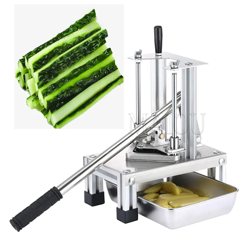 Coupe-pommes de terre manuel en acier inoxydable, trancheuse à bande de concombre, coupe-orange, machine à frites, outil de cuisine domestique