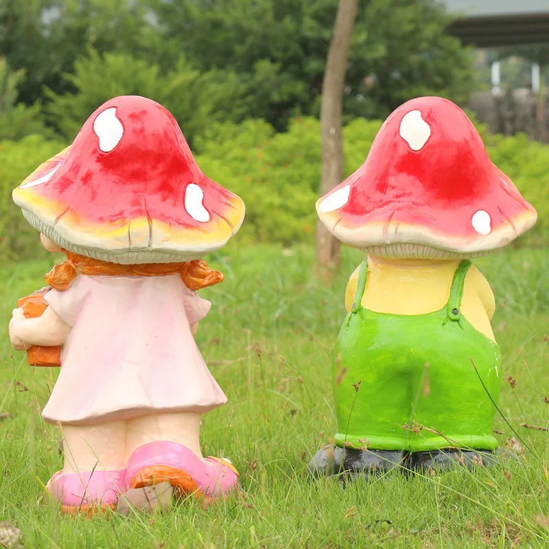 Outdoor creative cartoon character garden courtyard pastoral resin ornaments decoration garden landscape sculpture resin crafts